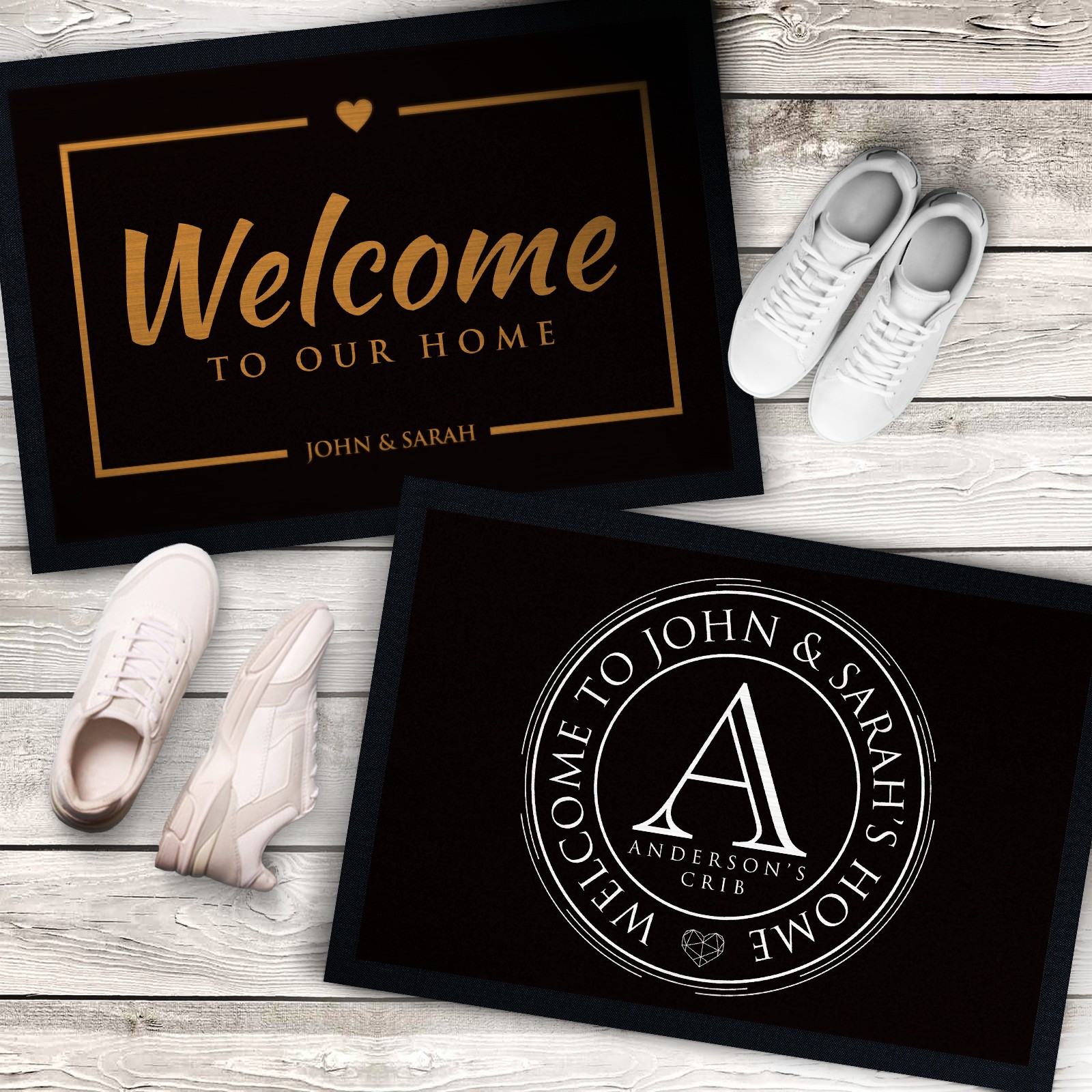 Personalised Gift Ideas Personalised Welcome Front Door Floor Mat Variety of Designs SUP-1